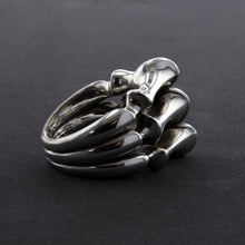 Load image into Gallery viewer, Sterling Silver Trilogy Spine Ring

