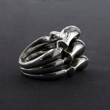 Load image into Gallery viewer, Sterling Silver Trilogy Spine Ring