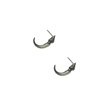 Load image into Gallery viewer, Black Rhodium Eagle Claw Stud Earrings