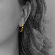 Load image into Gallery viewer, Yellow Gold Vermeil Eagle Claw Stud Earrings
