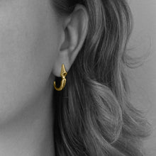 Load image into Gallery viewer, Yellow Gold Eagle Claw Stud Earrings
