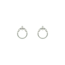 Load image into Gallery viewer, Sterling Silver  Mini O Ring Stud Earrings