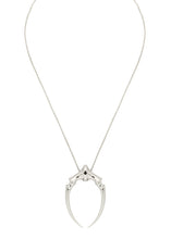 Load image into Gallery viewer, Sterling Silver Large Double Fang Pendant