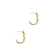 Load image into Gallery viewer, Yellow Gold Eagle Claw Stud Earrings