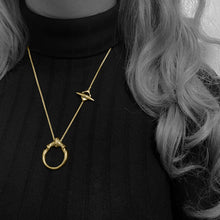 Load image into Gallery viewer, Yellow Gold O Ring Pendant
