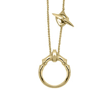 Load image into Gallery viewer, Yellow Gold Vermeil O Ring Pendant
