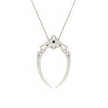 Load image into Gallery viewer, Sterling Silver Large Double Fang Pendant