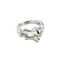 Load image into Gallery viewer, Sterling Silver  Double Spine Ring
