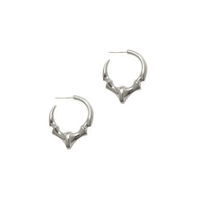Load image into Gallery viewer, Sterling Silver Scorpion Spike Earrings
