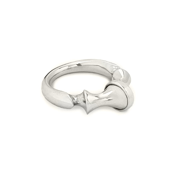 Sterling Silver Single Spine Ring