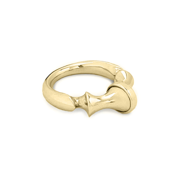 Yellow Gold Vermeil Single Spine Ring