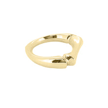 Load image into Gallery viewer, Yellow Gold Vermeil Sleek Bone Ring
