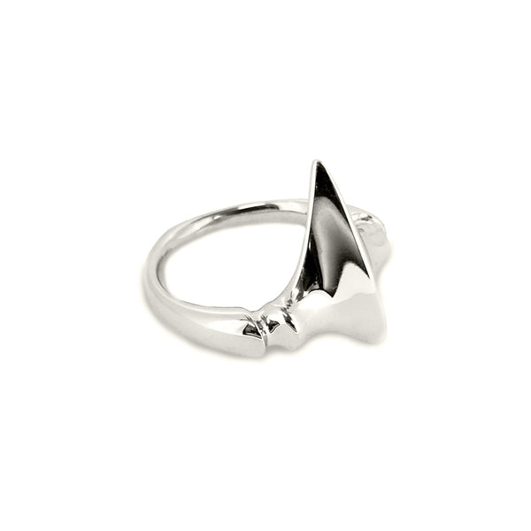 Sterling Silver  Spine Tooth Ring