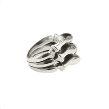Load image into Gallery viewer, Sterling Silver Trilogy Spine Ring
