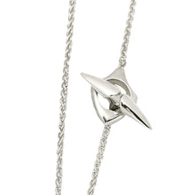 Load image into Gallery viewer, Sterling Silver Mini Double Fang Pendant