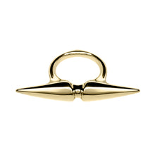 Load image into Gallery viewer, Yellow Gold Double Spear Ring