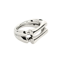 Load image into Gallery viewer, Sterling Silver Double Sleek Bone Ring