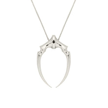 Load image into Gallery viewer, Sterling Silver  Large Double Fang Pendant
