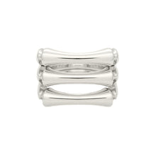Load image into Gallery viewer, Sterling Silver Trilogy Sleek Bone Ring

